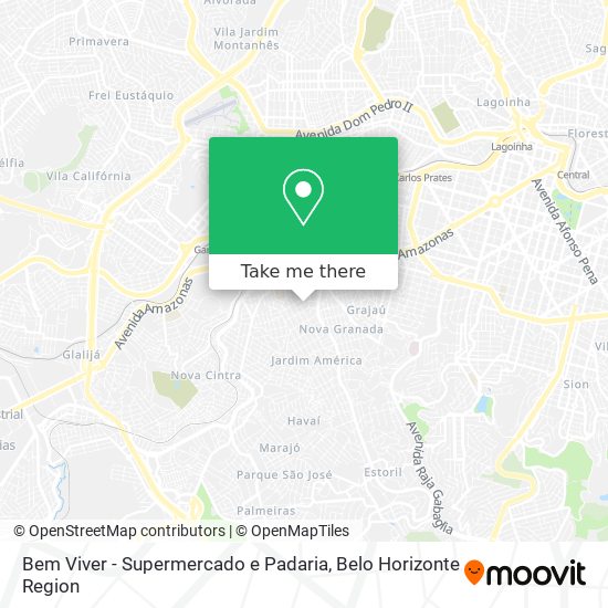 Bem Viver - Supermercado e Padaria map