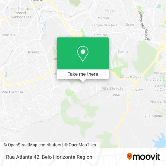 Rua Atlanta 42 map