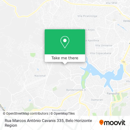 Rua Marcos Antônio Cavanis 335 map