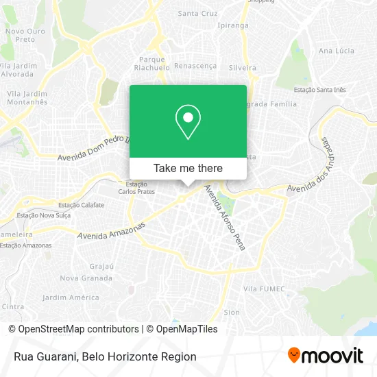Rua Guarani map