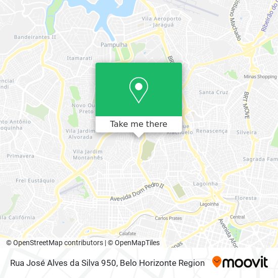 Rua José Alves da Silva 950 map