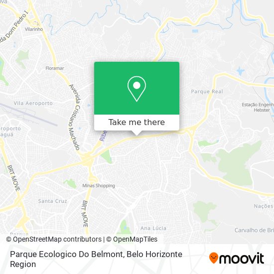 Parque Ecologico Do Belmont map