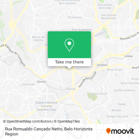 Rua Romualdo Cançado Netto map
