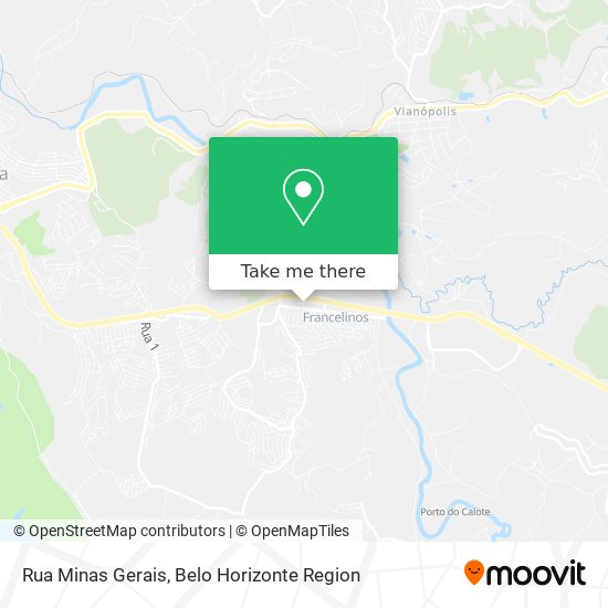 Rua Minas Gerais map