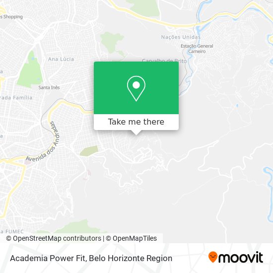 Academia Power Fit map