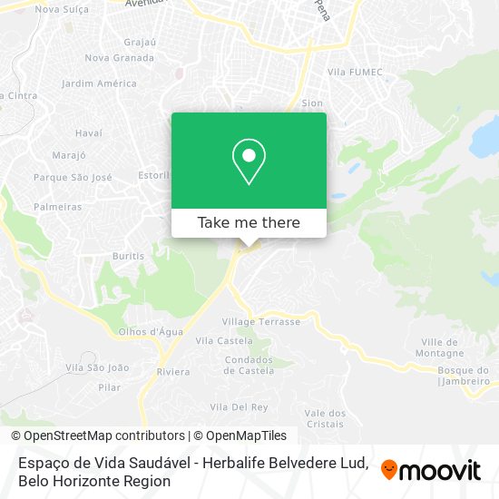 Espaço de Vida Saudável - Herbalife Belvedere Lud map
