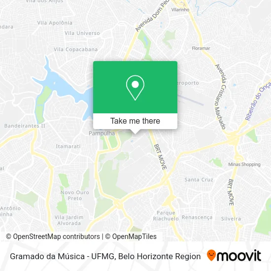 Gramado da Música - UFMG map