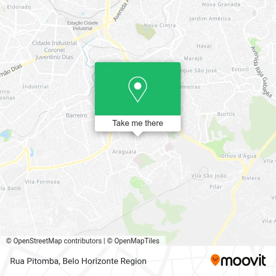 Rua Pitomba map