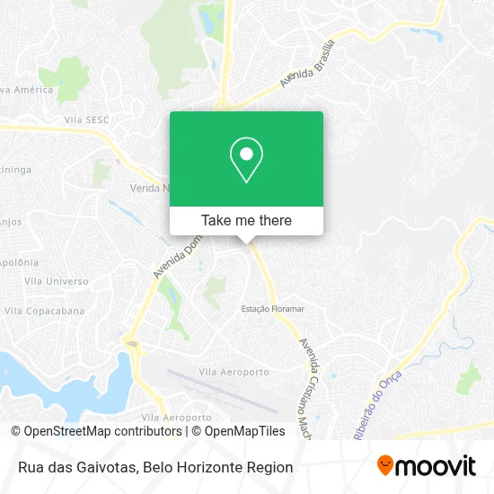 Rua das Gaivotas map