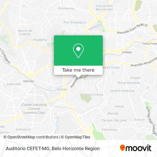 Auditório CEFET-MG map