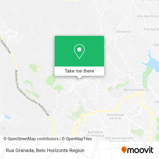 Rua Granada map