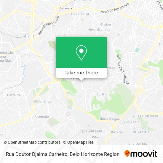 Mapa Rua Doutor Djalma Carneiro