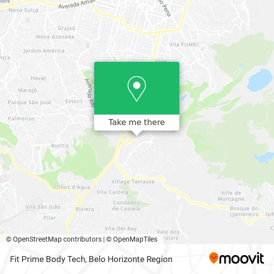 Fit Prime Body Tech map