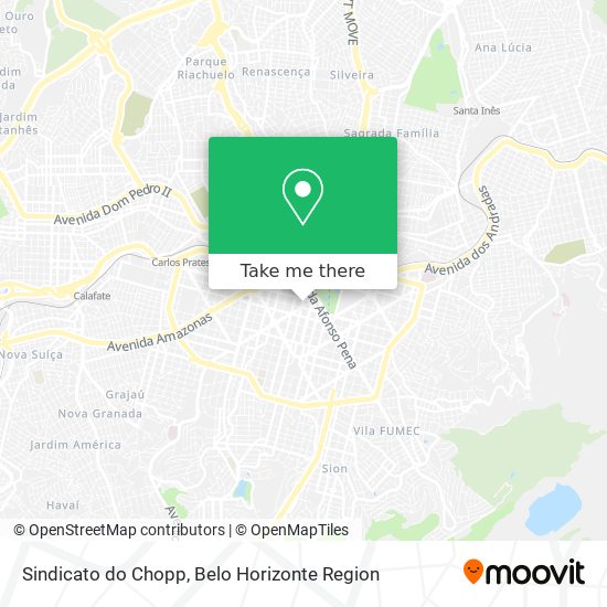 Sindicato do Chopp map