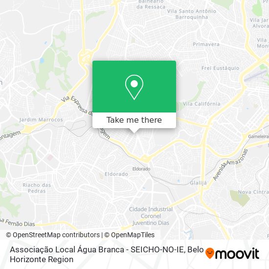 Associação Local Água Branca - SEICHO-NO-IE map