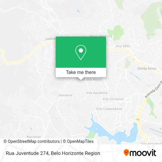Rua Juventude 274 map
