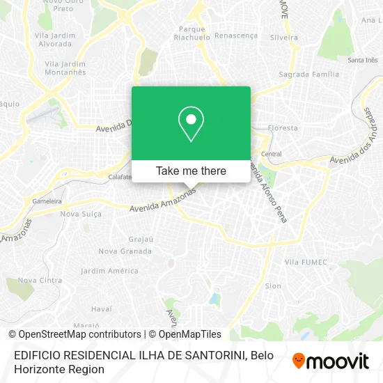 Mapa EDIFICIO RESIDENCIAL ILHA DE SANTORINI