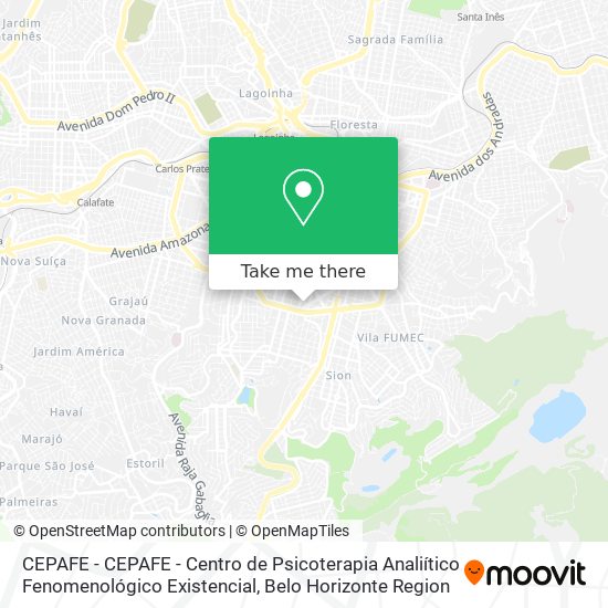 CEPAFE - CEPAFE - Centro de Psicoterapia Analiítico Fenomenológico Existencial map