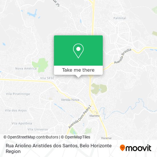 Rua Ariolino Aristídes dos Santos map