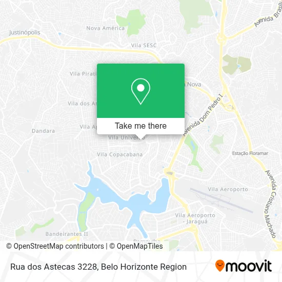 Rua dos Astecas 3228 map