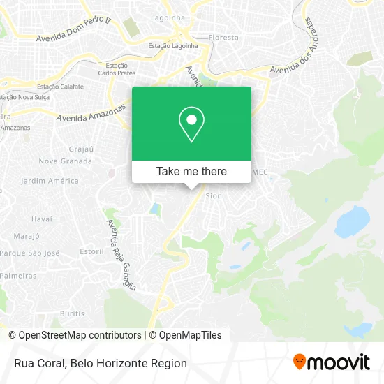 Rua Coral map