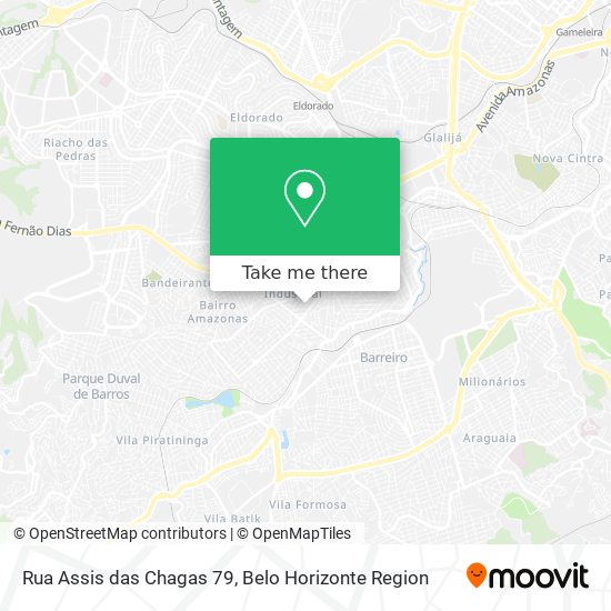 Rua Assis das Chagas 79 map
