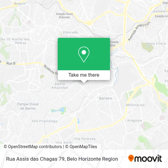 Rua Assis das Chagas 79 map