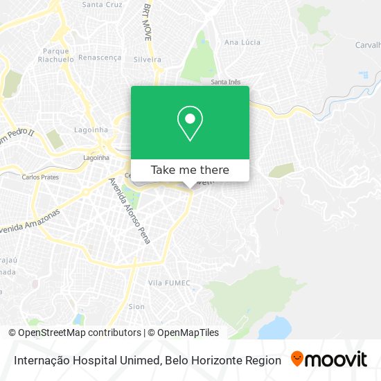 Internação Hospital Unimed map