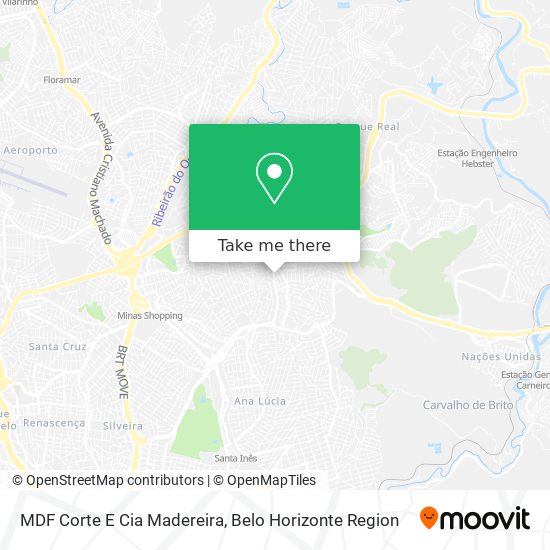 MDF Corte E Cia Madereira map