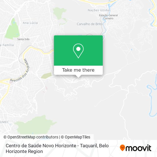 Centro de Saúde Novo Horizonte - Taquaril map