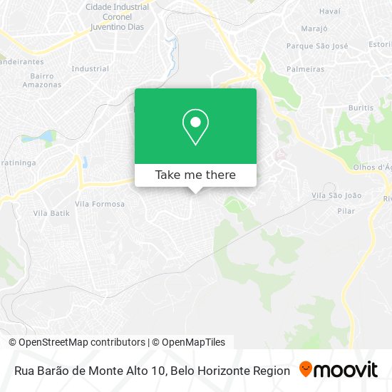 Rua Barão de Monte Alto 10 map
