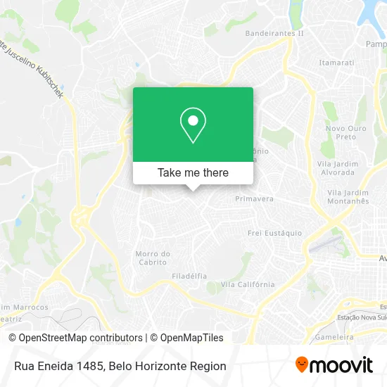 Rua Eneida 1485 map