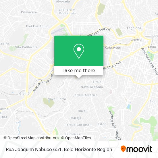 Rua Joaquim Nabuco 651 map