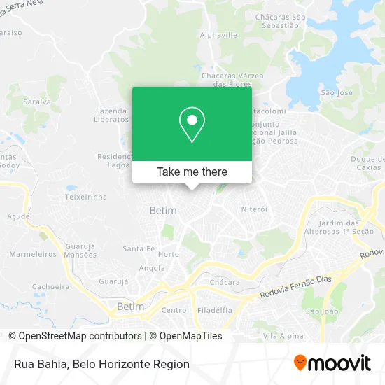 Rua Bahia map