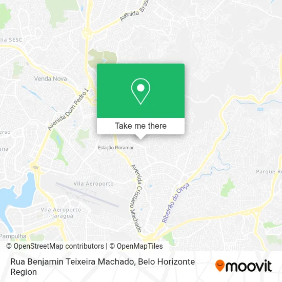 Rua Benjamin Teixeira Machado map