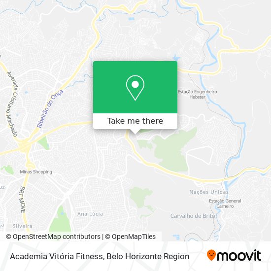 Mapa Academia Vitória Fitness
