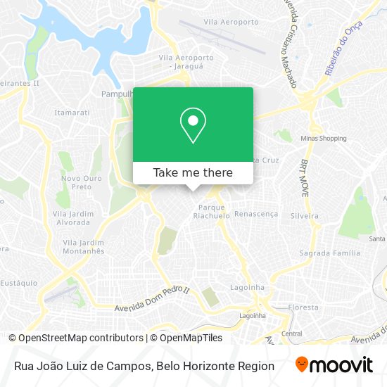 Mapa Rua João Luiz de Campos