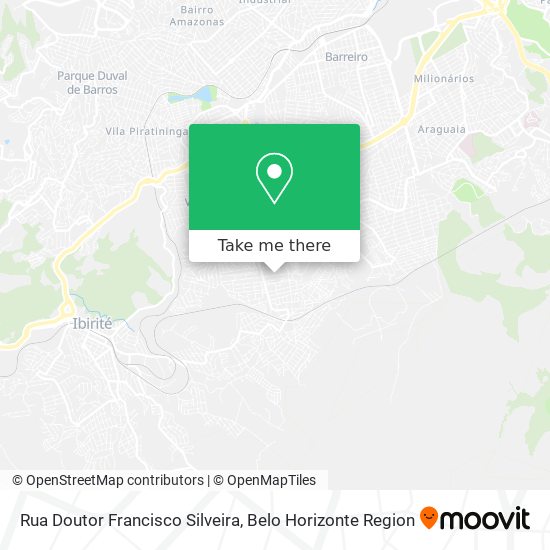 Mapa Rua Doutor Francisco Silveira