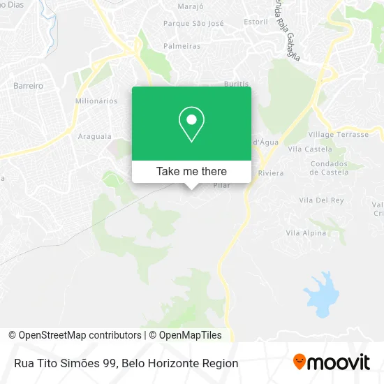 Rua Tito Simões 99 map
