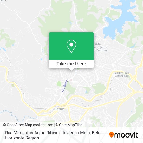 Rua Maria dos Anjos Ribeiro de Jesus Melo map