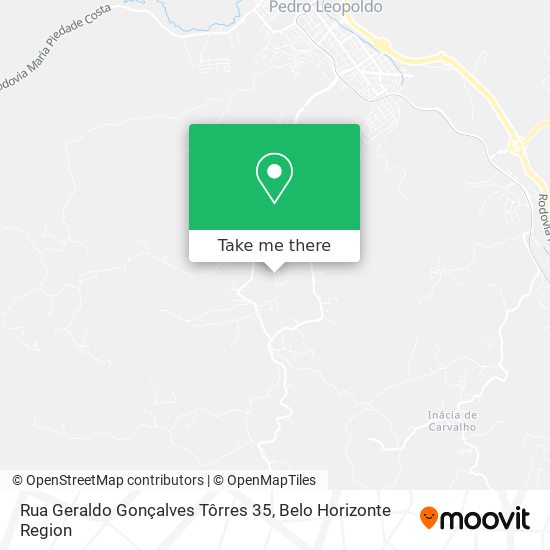 Rua Geraldo Gonçalves Tôrres 35 map