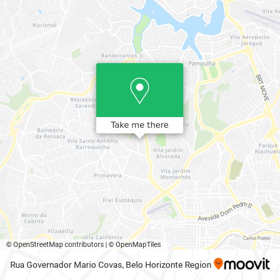 Rua Governador Mario Covas map