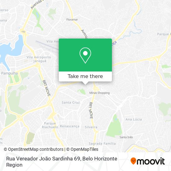 Mapa Rua Vereador João Sardinha 69