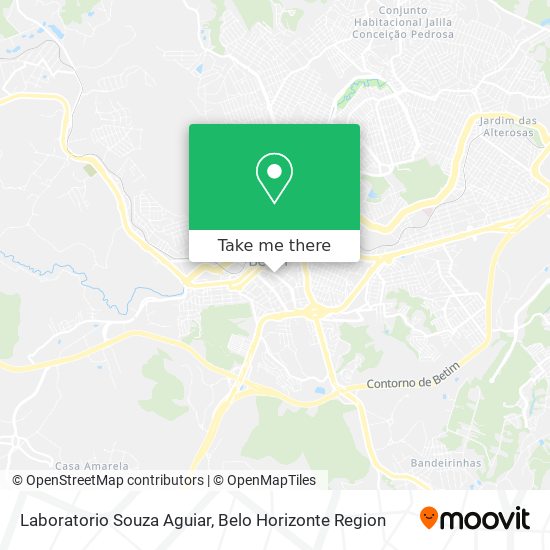 Laboratorio Souza Aguiar map