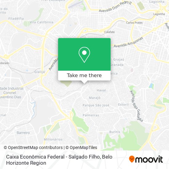 Caixa Econômica Federal - Salgado Filho map