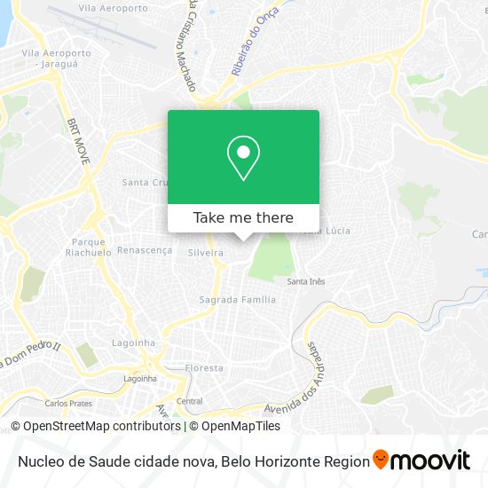 Nucleo de Saude cidade nova map