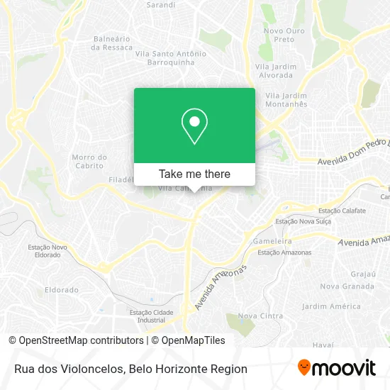 Rua dos Violoncelos map