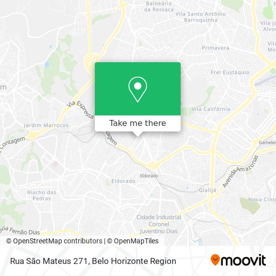 Rua São Mateus 271 map