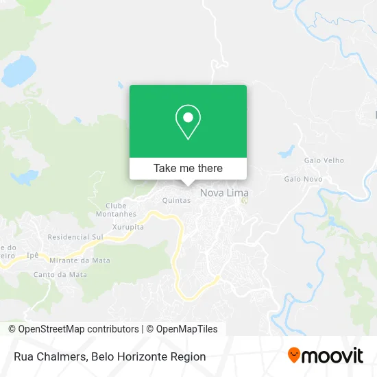 Rua Chalmers map