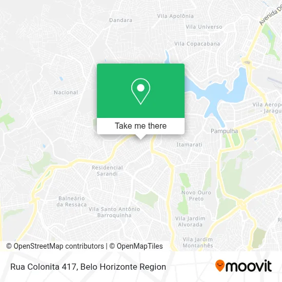 Rua Colonita 417 map